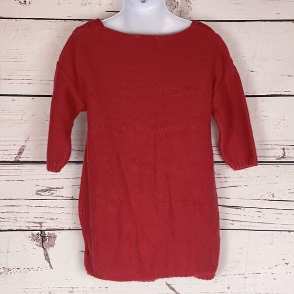Old Navy Red Knitted Sweater Dress - Picture 4 of 6